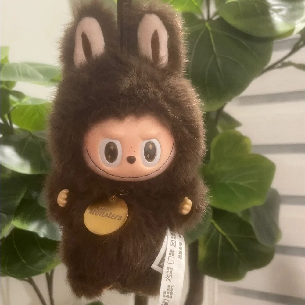 CUSTOM made brown zimomo plush keychain - Picture 1 of 9